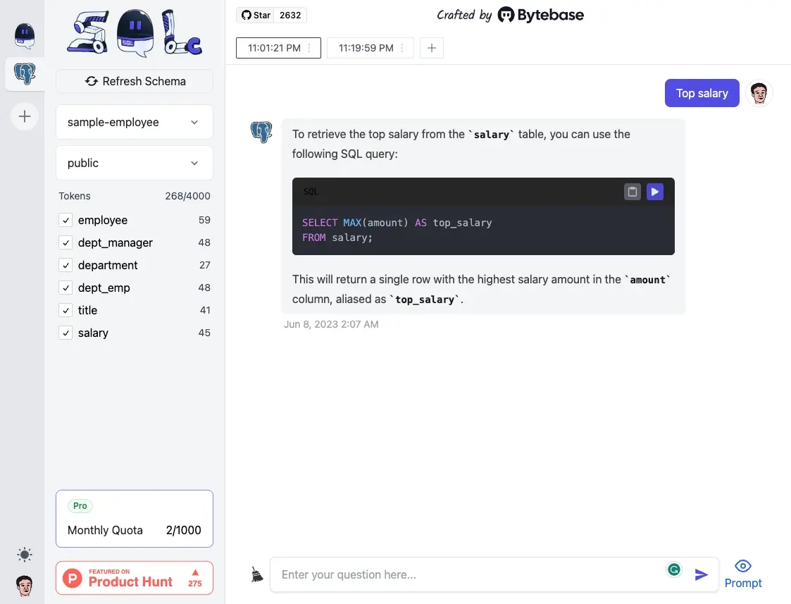 sqlchat