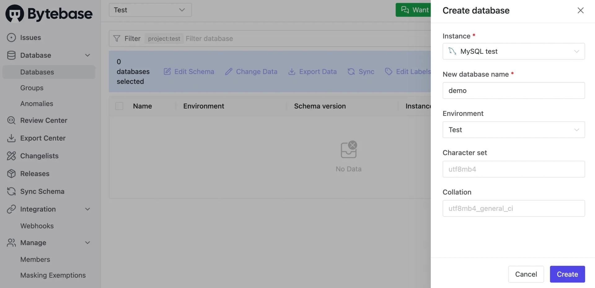 bb-create-db-demo