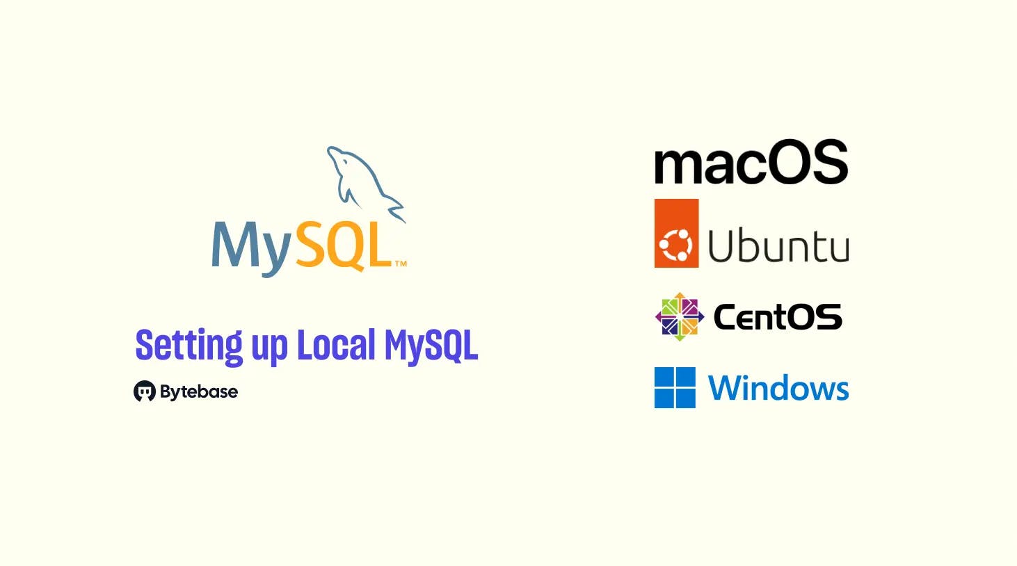 How to Install Local MySQL on Your Mac, Ubuntu, CentOS, Windows