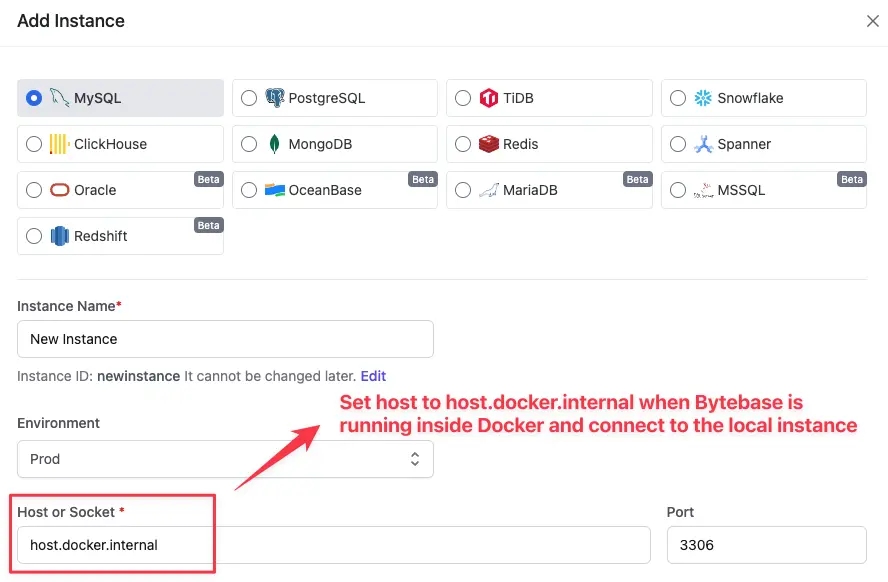 connect-local-docker