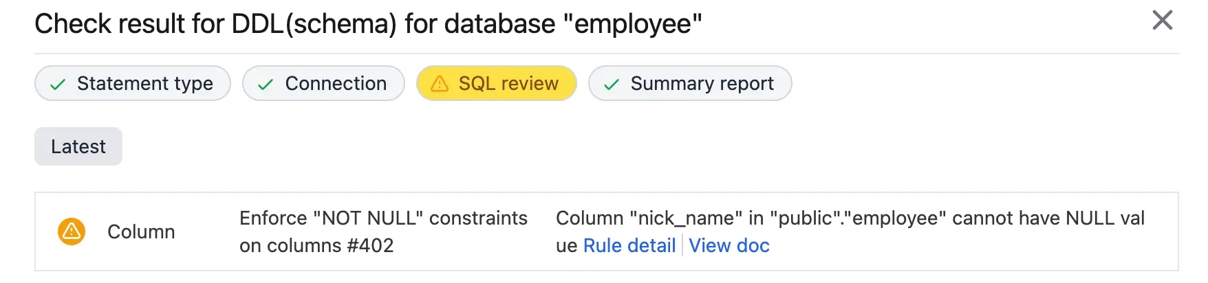 bb-issue-sql-review-not-null-warning