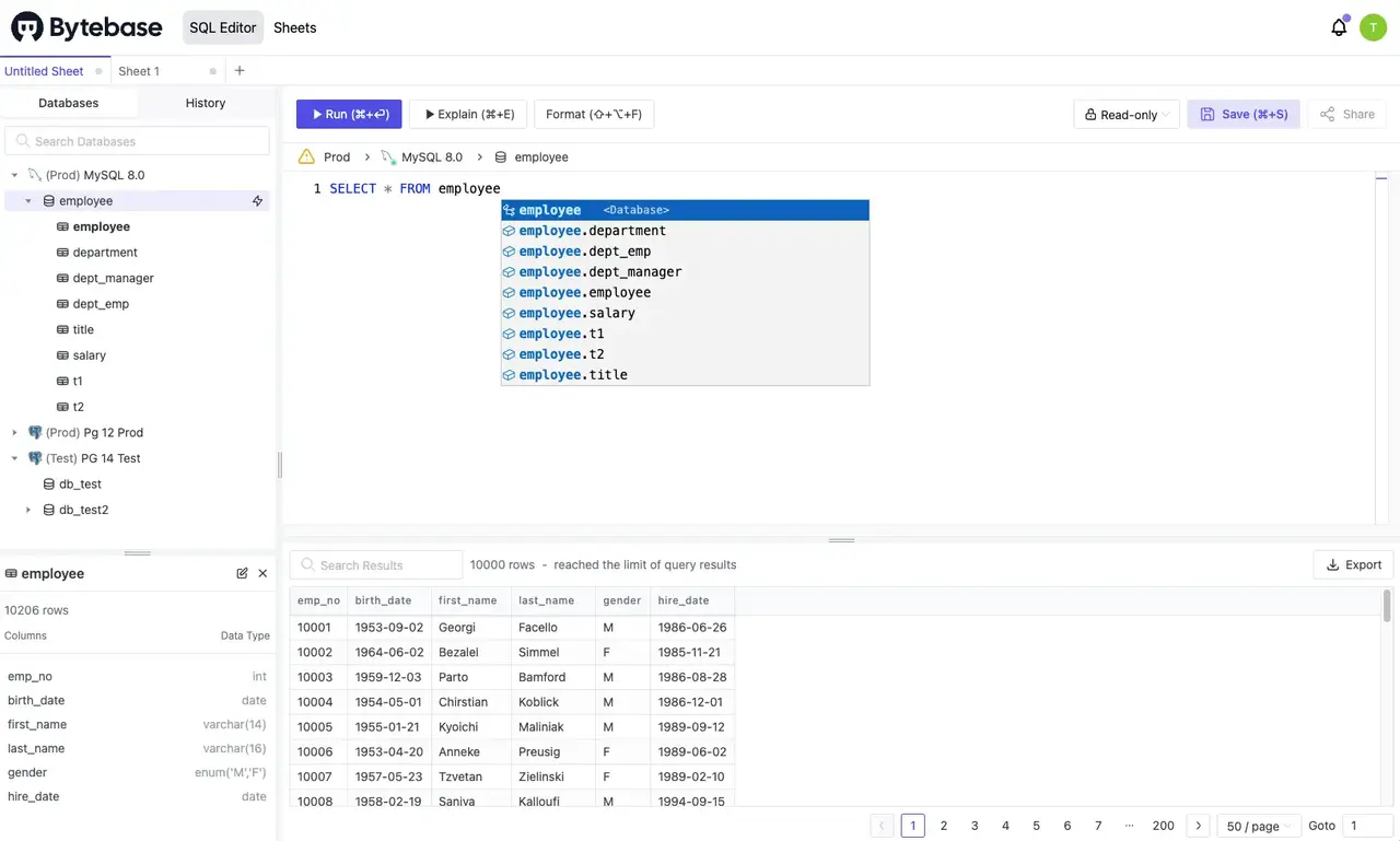 bytebase-sql-editor